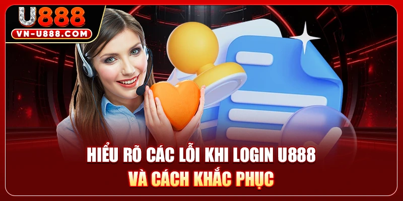 Hiểu rõ các lỗi khi login U888 và cách khắc phục