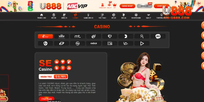 U888 - U888.COM | Link Trang Chủ Chính Thức 2026 6 Live Casino tại U888