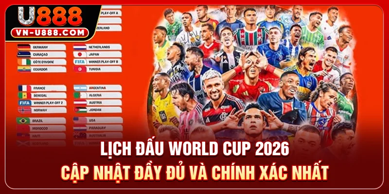 Lịch Đấu World Cup 2026 Cập Nhật Đầy Đủ Và Chính Xác Nhất 5 Lịch Đấu World Cup 2026 Cập Nhật Đầy Đủ Và Chính Xác Nhất